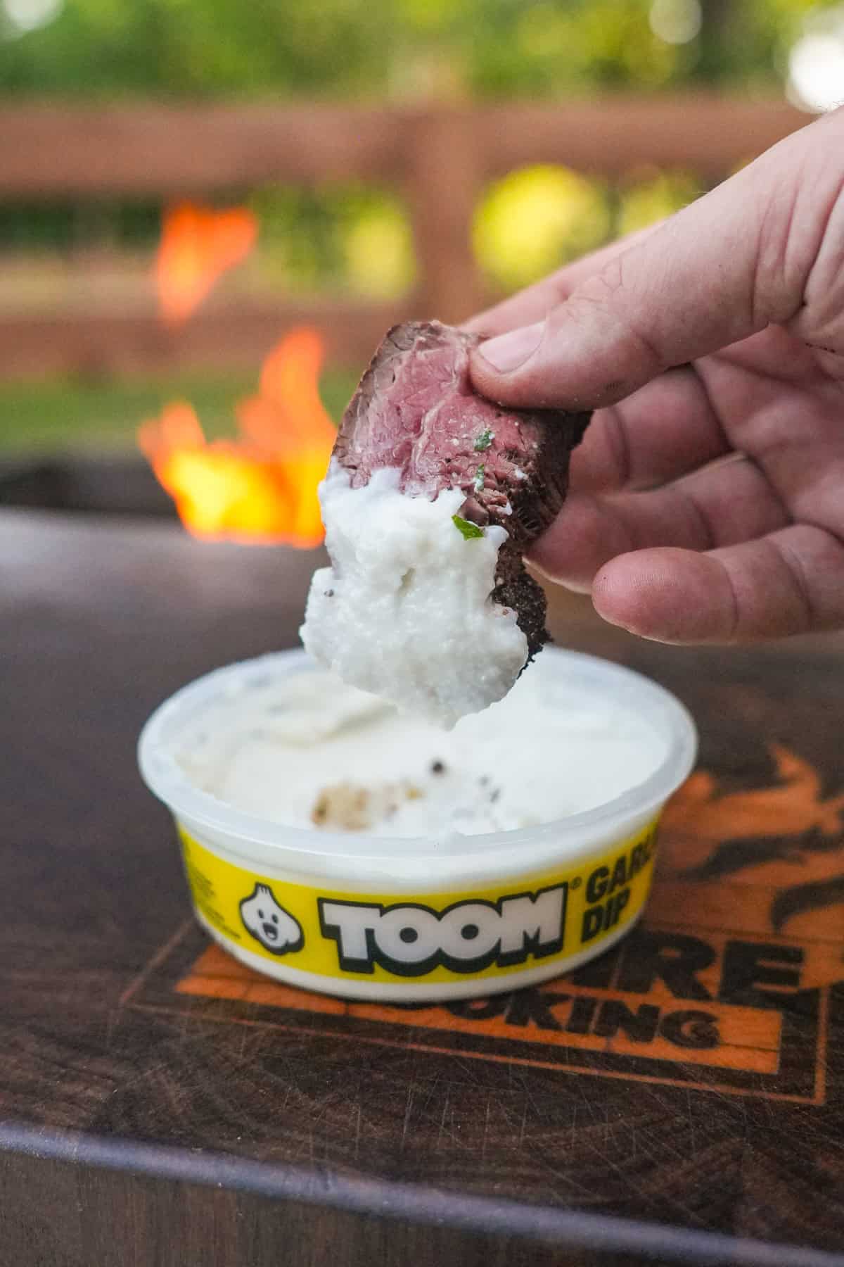 The Toom garlic dip is insane, so freakin' delicious, you'll be a super fan after the first dip.