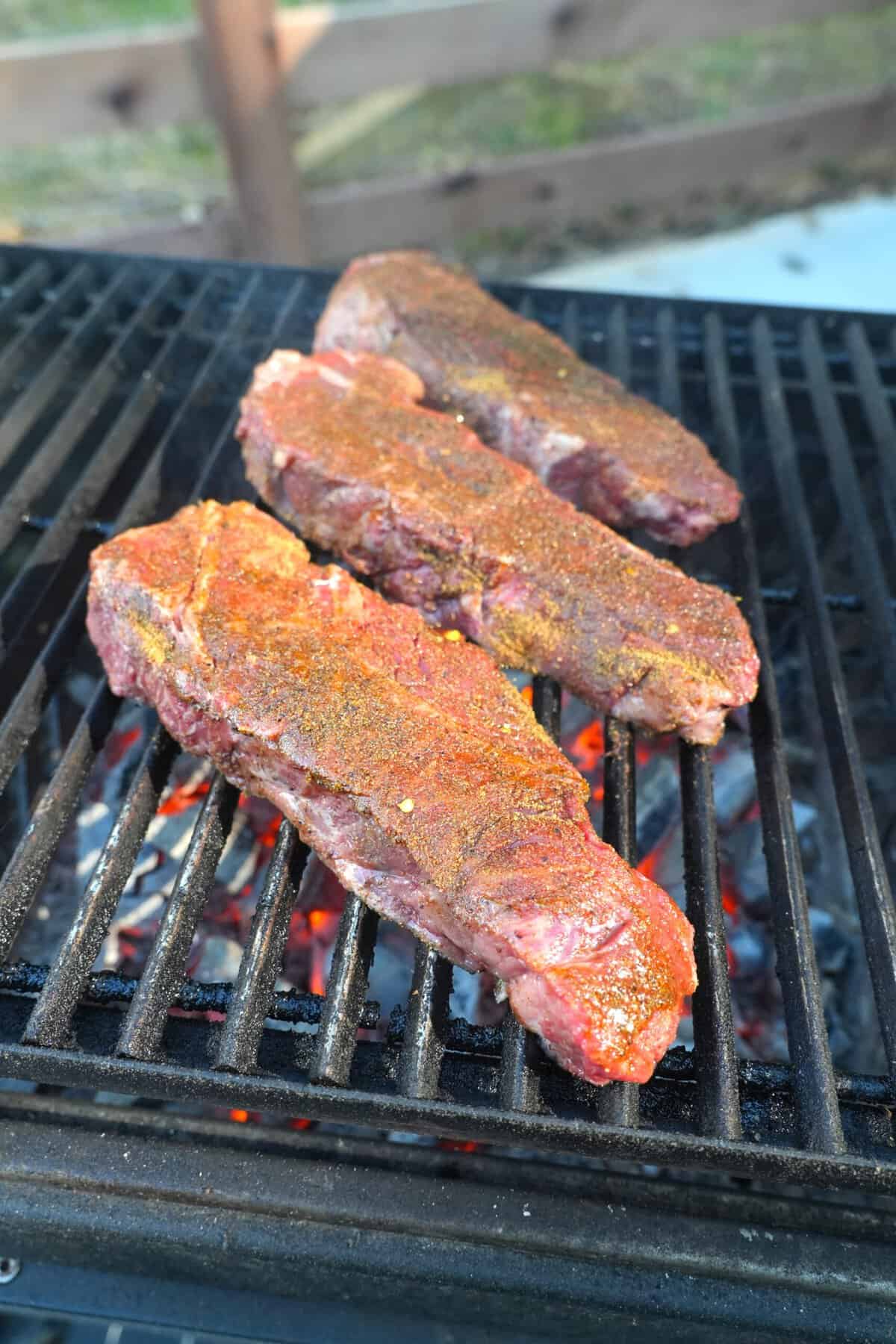 The spices are the key to making the steak and truffle fries taste bold and so freakin' delicious.