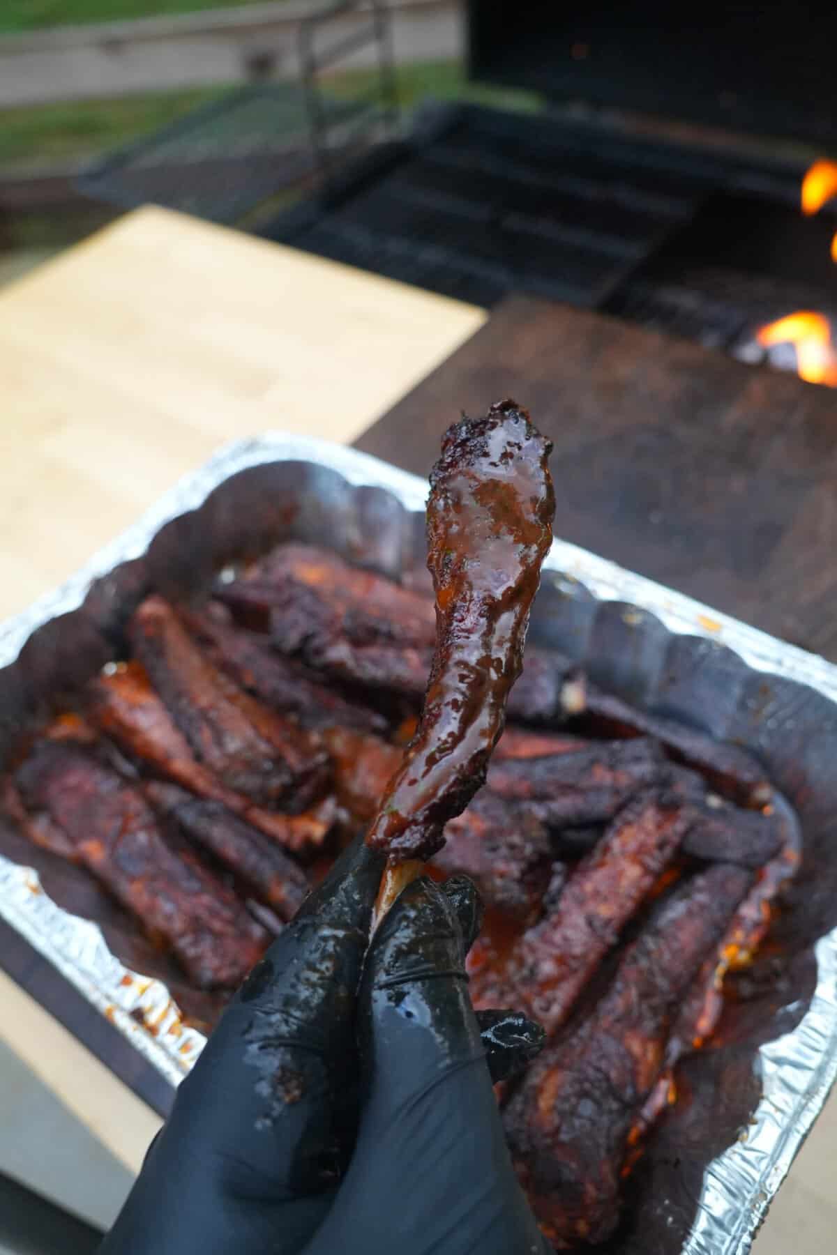 BBQ Dill Pickle Smoked Ribs are perfect for game day, party food, or family dinners. 